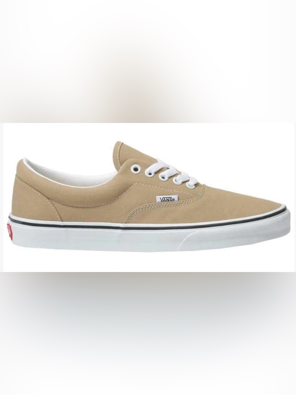 Vans Era Canvas Skate Shoes Tan Beige Incense Men's Size 10